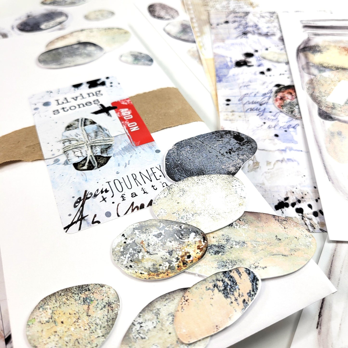 Living Stones ADD ON Bible journaling kit elements