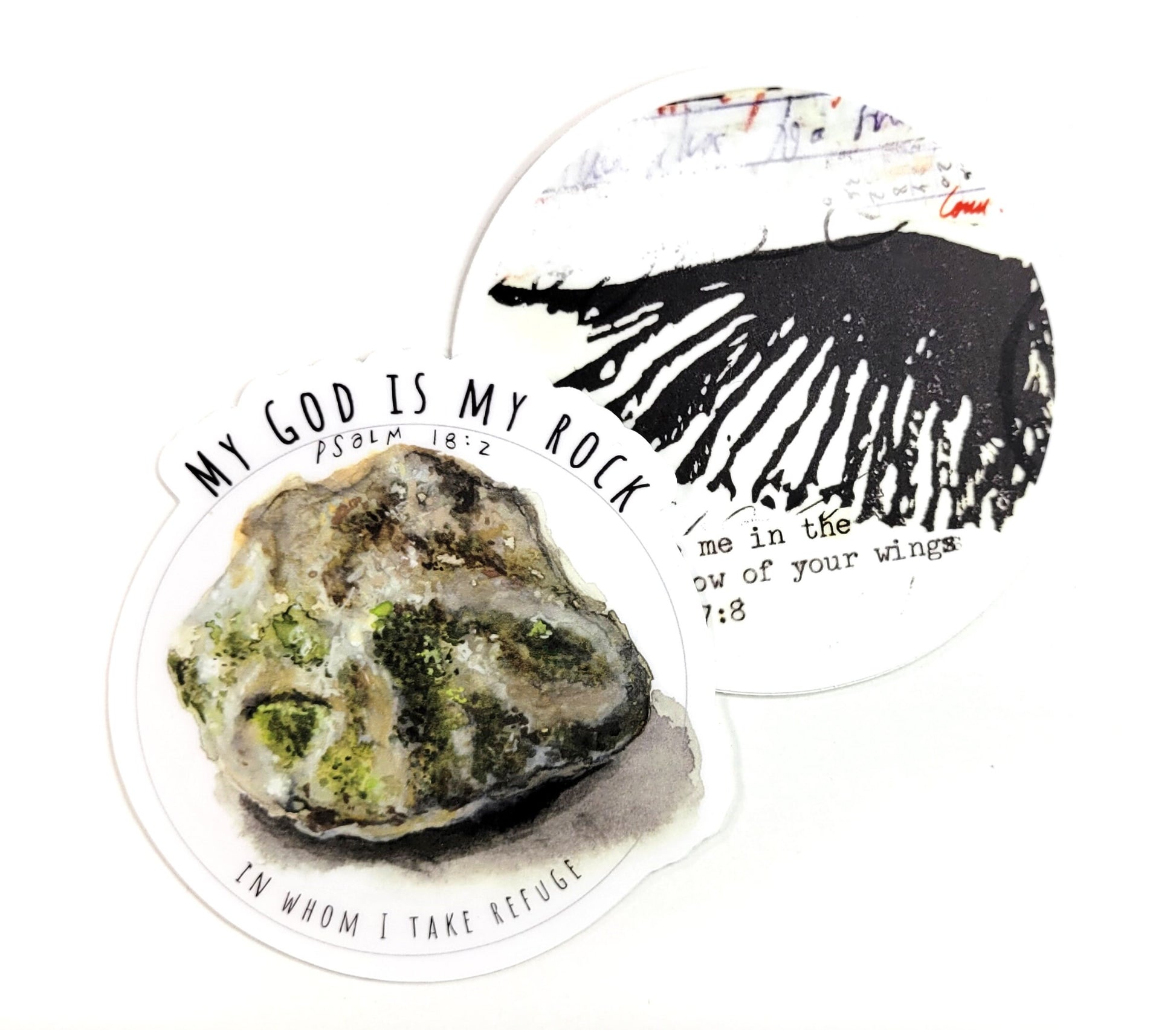 God is my Rock- faith sticker