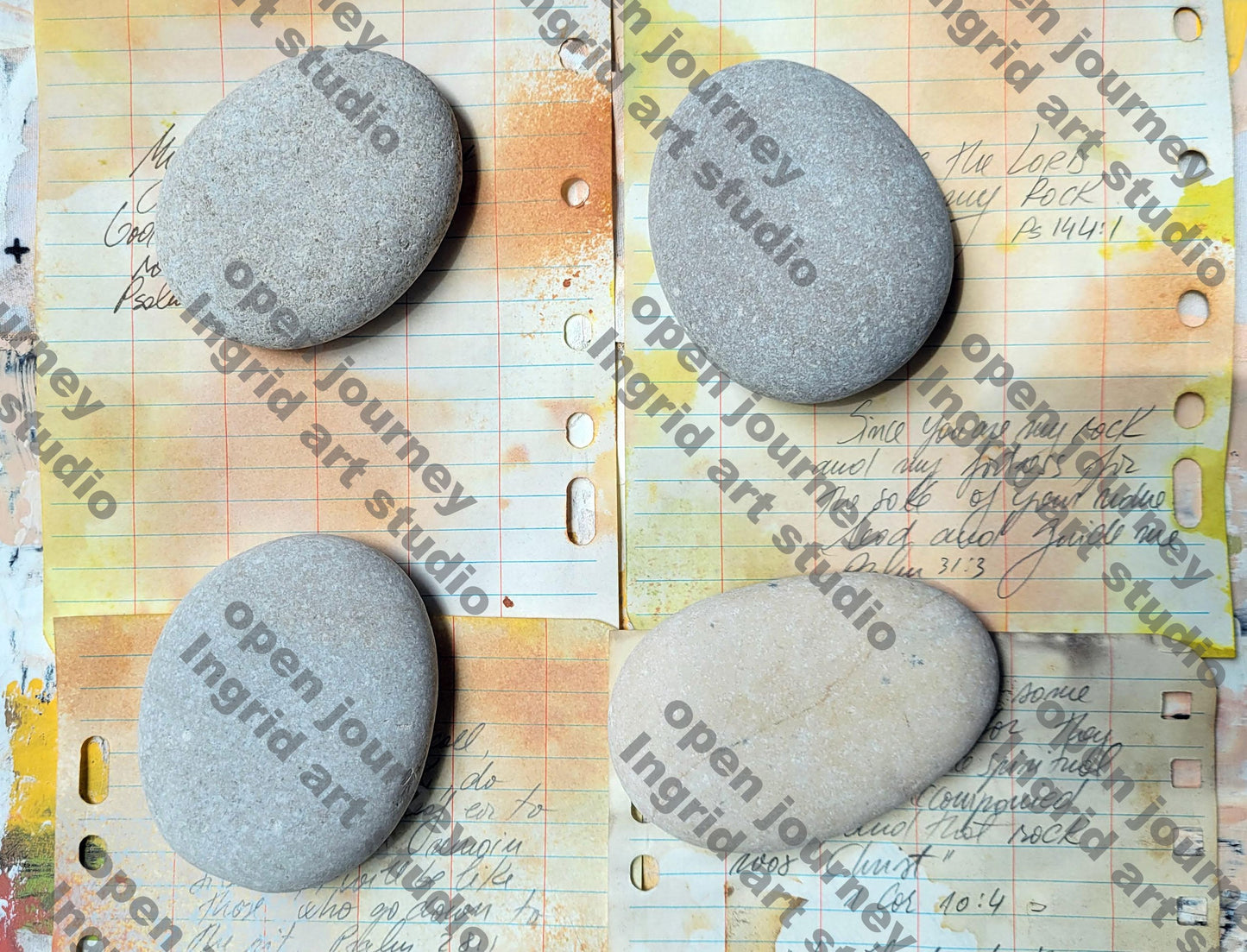 Living Stones ADD ON- Bible journaling supplies - digital download