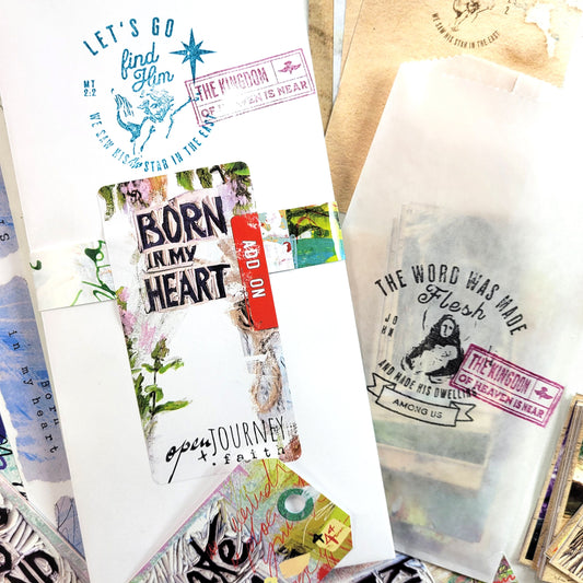 Born in my heart- ADD ON Bible journaling kit elements