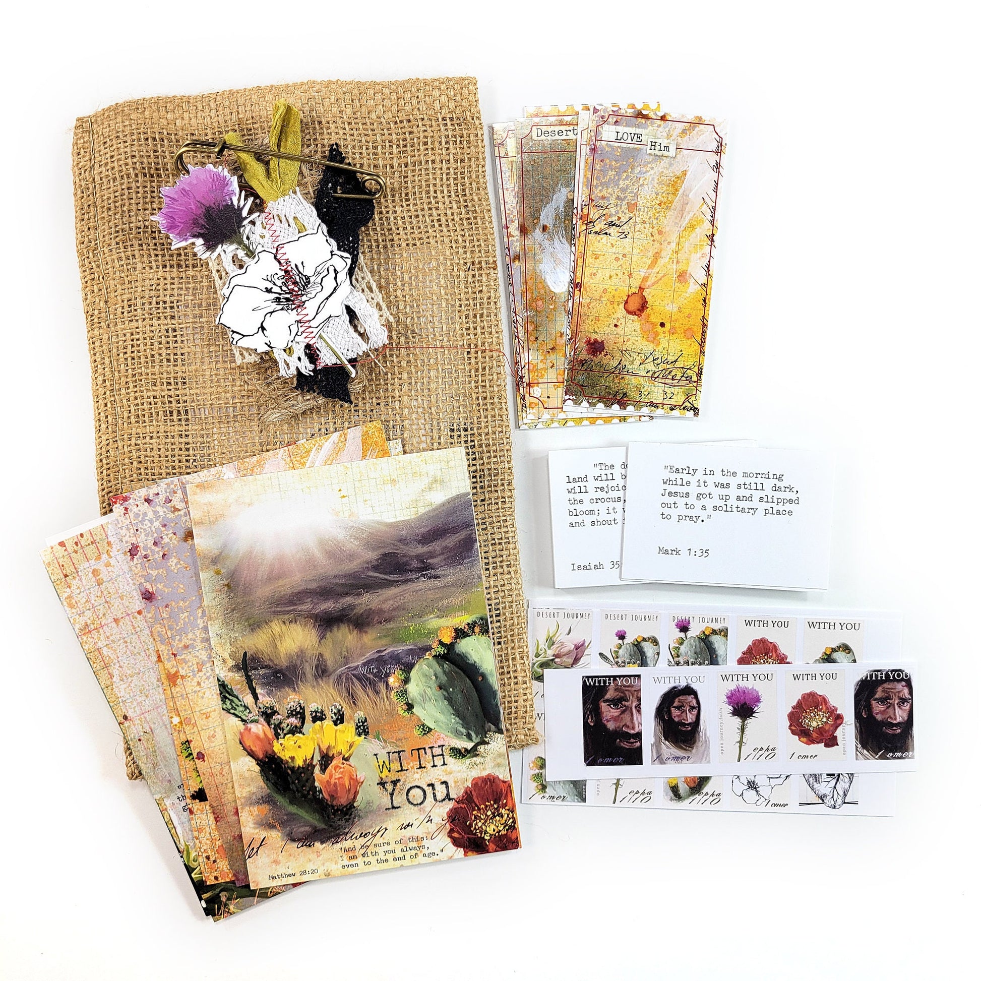 With You- ADD ON journaling cards, tickets, washi and stickers