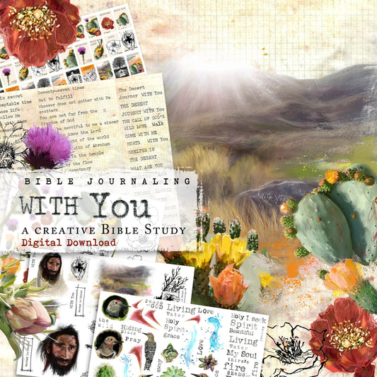 With You - a creative bible study - digital download