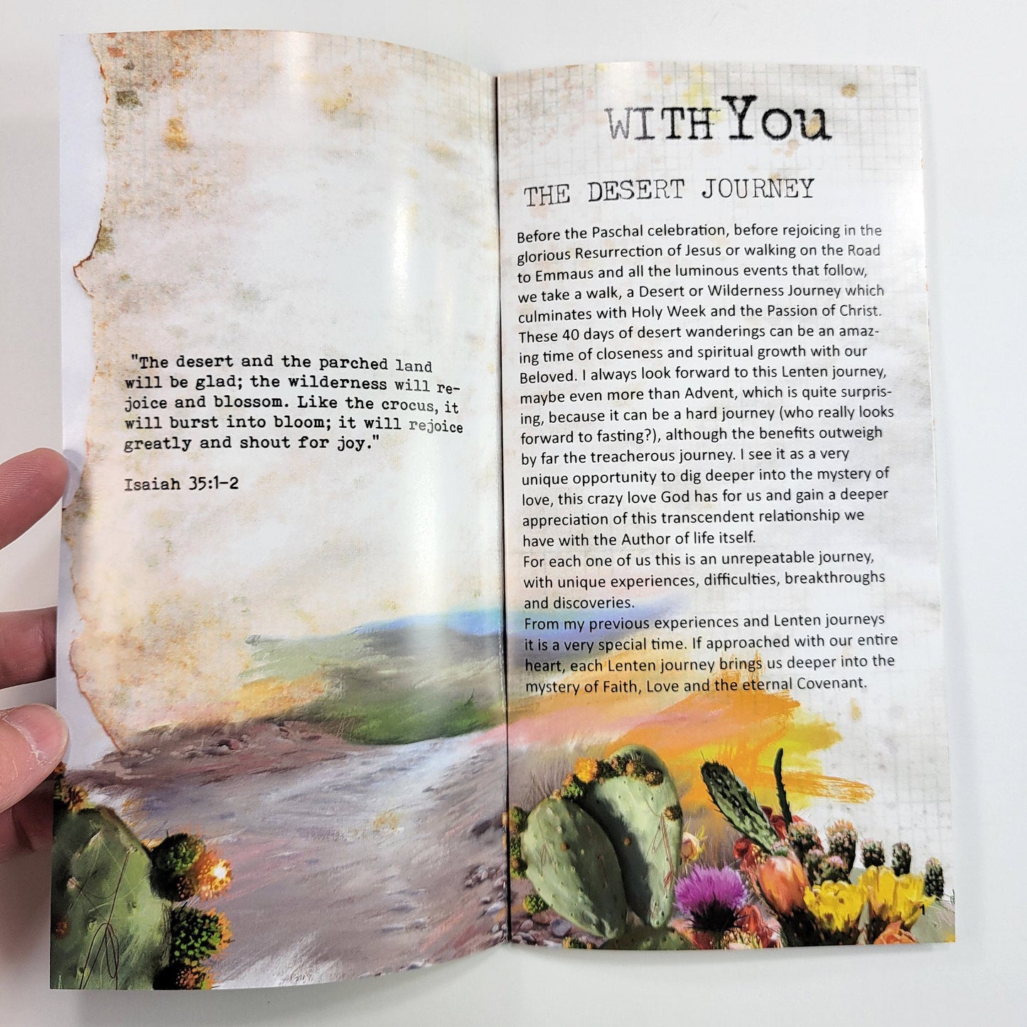 With You- a creative bible study / Bible journaling creative devotional kit