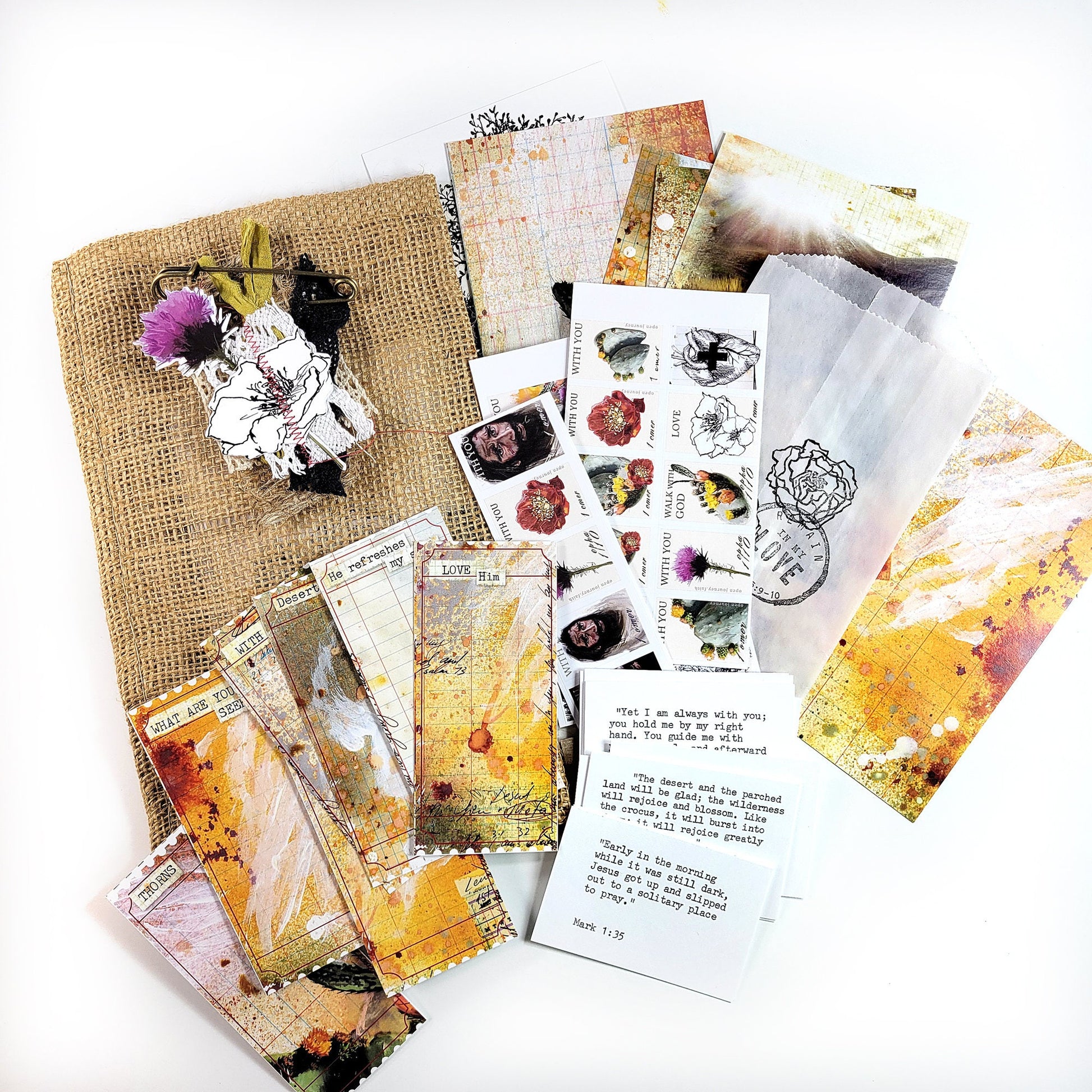 With You- ADD ON journaling cards, tickets, washi and stickers