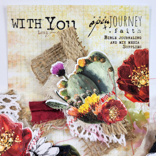 With You- ADD ON sewn flowers - 3 piece