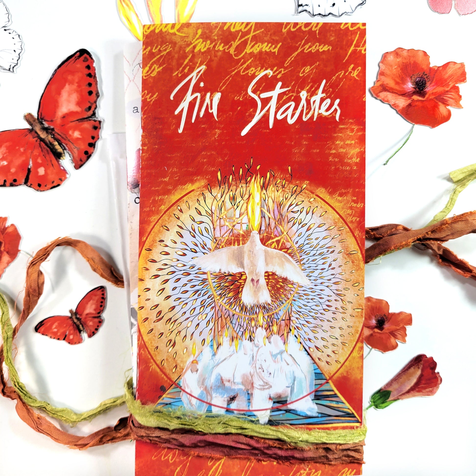 Fire Starter, a creative bible study / Bible journaling creative devotional kit
