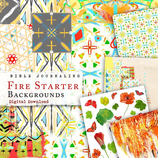 Fire Starter- Backgrounds Add on digital download art
