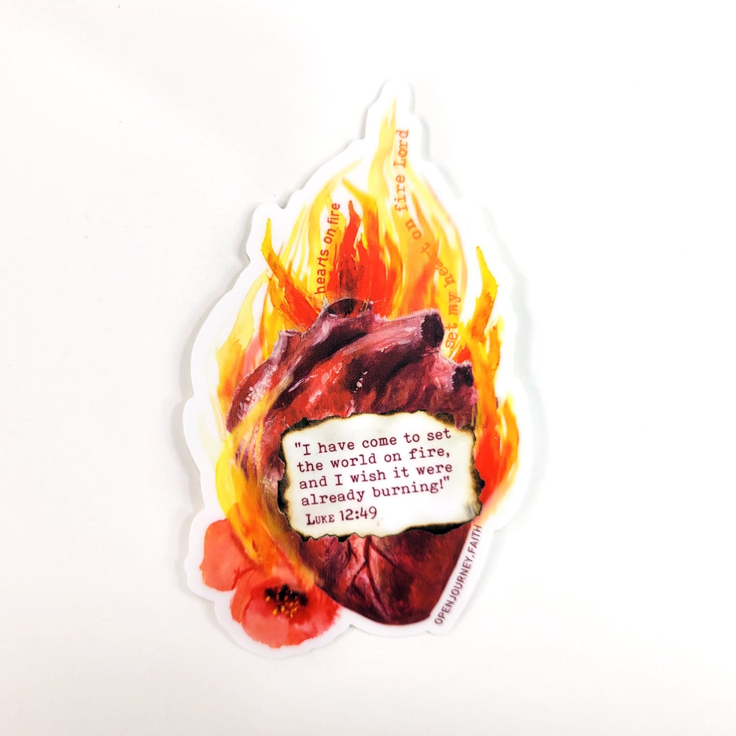 Fire Starter- faith sticker
