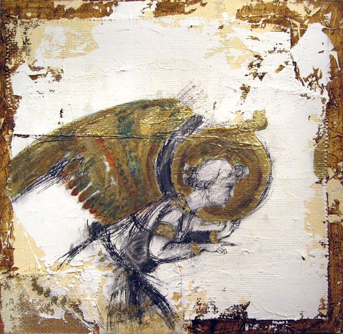 Annunciatory Angel -metallic print
